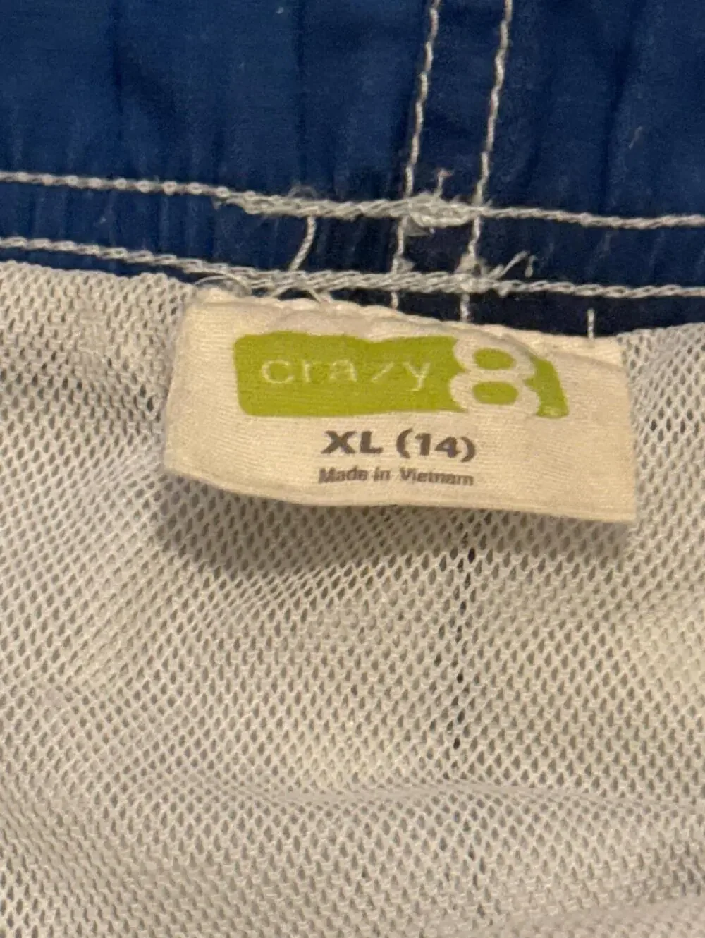 crazy 8 Boys Blue Gradient Swim Trunks XL